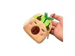 Cartera Capi Bar Pull de la serie Cartoon Fruit, colgante para monedas con forma de muñeco de peluche, ideal para pequeños regalos.