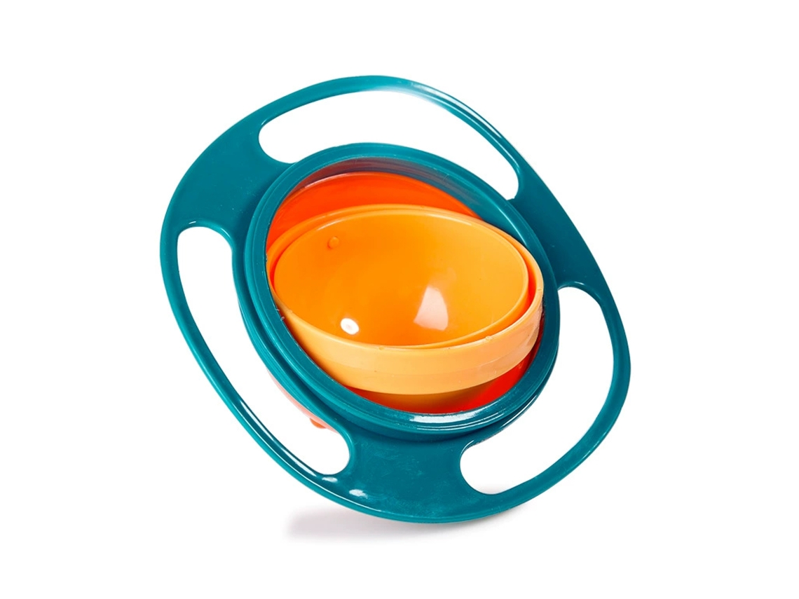 Tazón para alimentación de bebés con rotación de 360° y protección contra salpicaduras