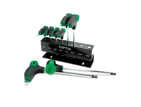 Pack TOPTUL Llave Hexagonal Larga 8 Piezas