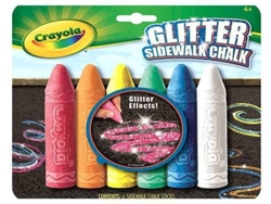 Tizas De Suelo  CRAYOLA Brillantes  (3 años)