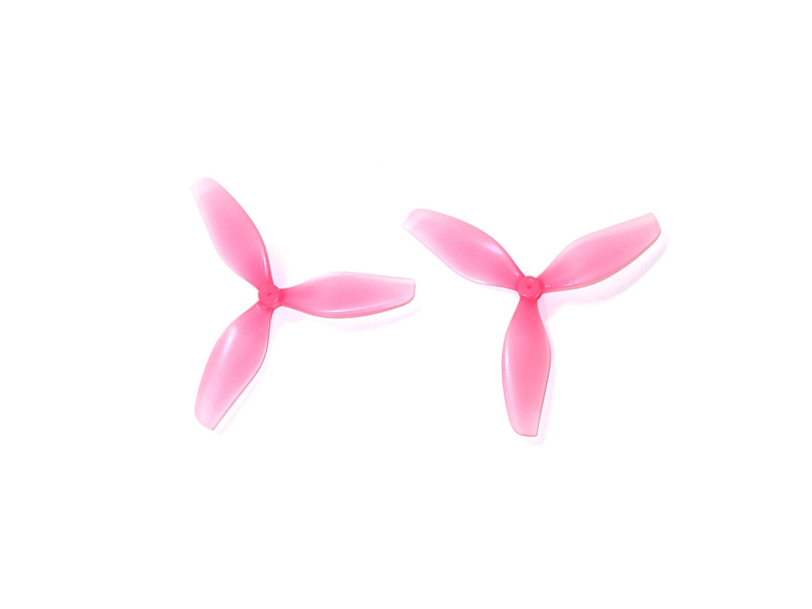 6 Pairs2 Pairs / 6 Pairs Hqprop 2.4x1x3 2410 2.4 Inch 3-blades Poly Pink Propeller 1mm Shaft For Rc Fpv Racing Drone