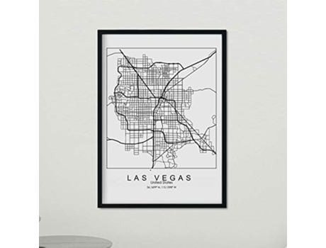 Poster NACNIC Mapa de Las Vegas (A3)