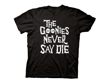 Camiseta ROCKINSTONE Calaveras Los Goonies Never Say Die (M)