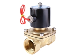 Válvula solenoide neumática para aire y aceite (12 V CC)