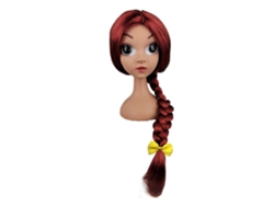 Peruca Cosplay Personagem De Senho Sintética Mujer Halloween Festa Carnaval Diária 60cm