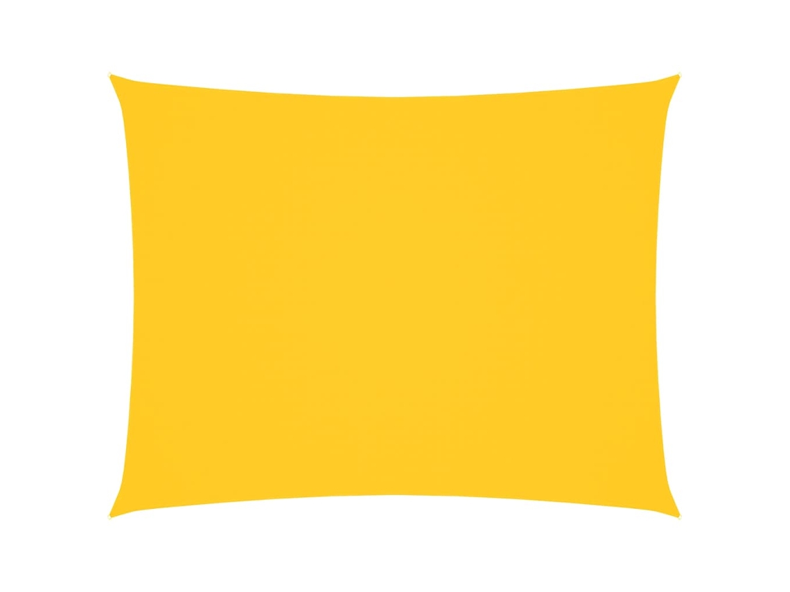 Maison Exclusive - Toldo De Vela Rectangular Tela Oxford Amarillo 3x4,5 M