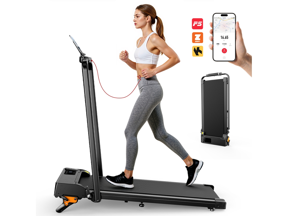 Cinta de correr FORMILL Ft52 2 en 1 - 1,25 CV, 500 mm de longitud, capacidad de carga de 120 kg