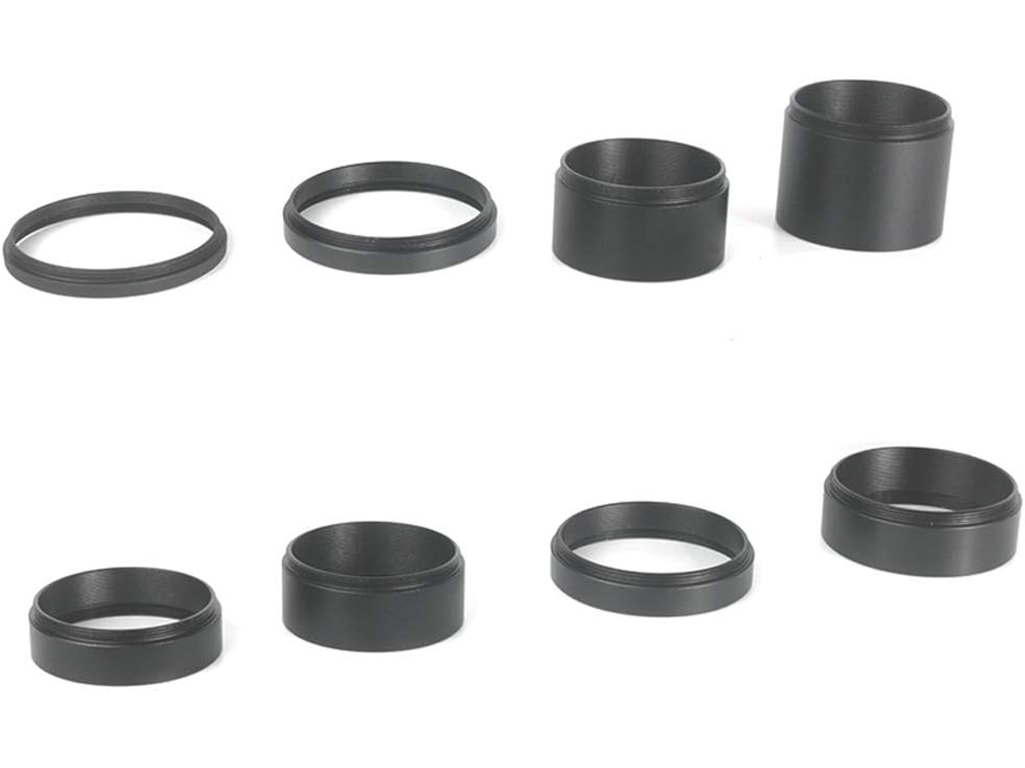 Kit De Extensión M42 De 3, 5, 7, 10, 12, 15, 20 Y 30 Mm (m42x0.75) Para Telescopios De Astrofotografía.