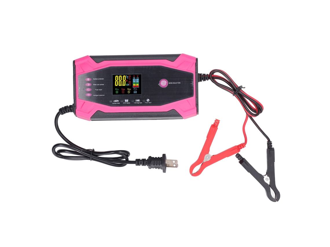 Carregador De Bateria De Carro 12v 10a 24v 5a Inteligente Automático Com Reparo Por Pulso