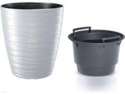 Maceta PROSPERPLAST Maze DBMZ (Blanco - 37.5 x 37.5 x 41.9 cm)
