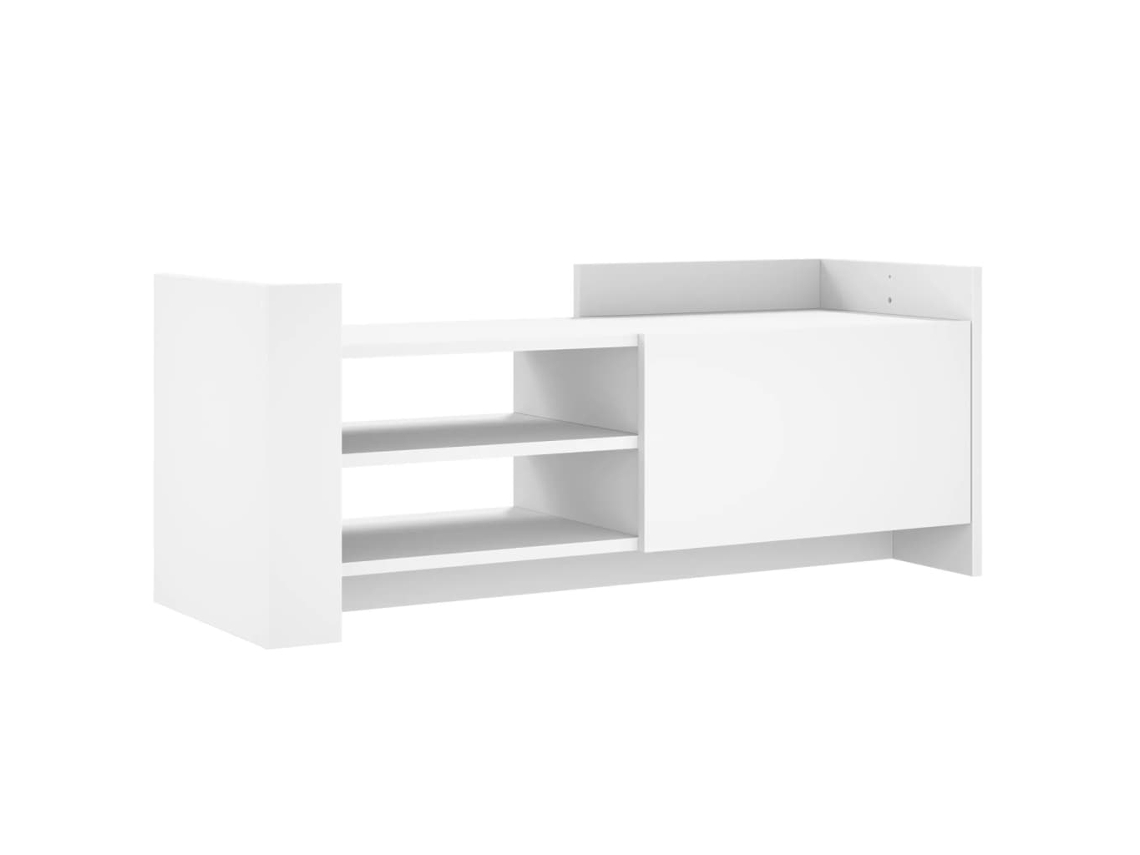 Mueble de TV 100x35x40cm Madera Procesada Blanco MAISON EXCLUSIVE