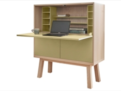 Grande Escritorio MON PETIT MEUBLE FRANÇAIS de Madera Con Almacenamiento 120 cm de Ancho