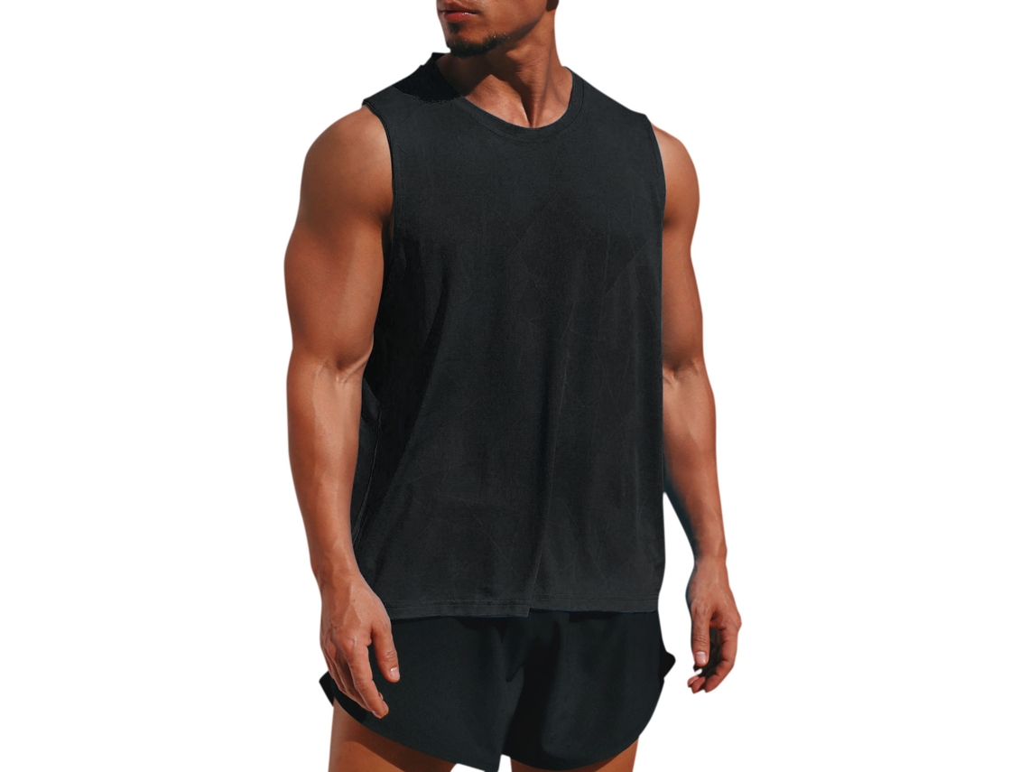 Chaleco Deportivo Sin Mangas Para Hombre, De Secado Rápido Y Tejido Transpirable, Ideal Para Correr, Ir Al Gimnasio Y Entrenar.