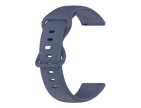 Correa De Reloj Inteligente Para Garmin Move Style, Correa De Silicona De Color Sólido Cian Roca De 20Mm VENISYMLIS