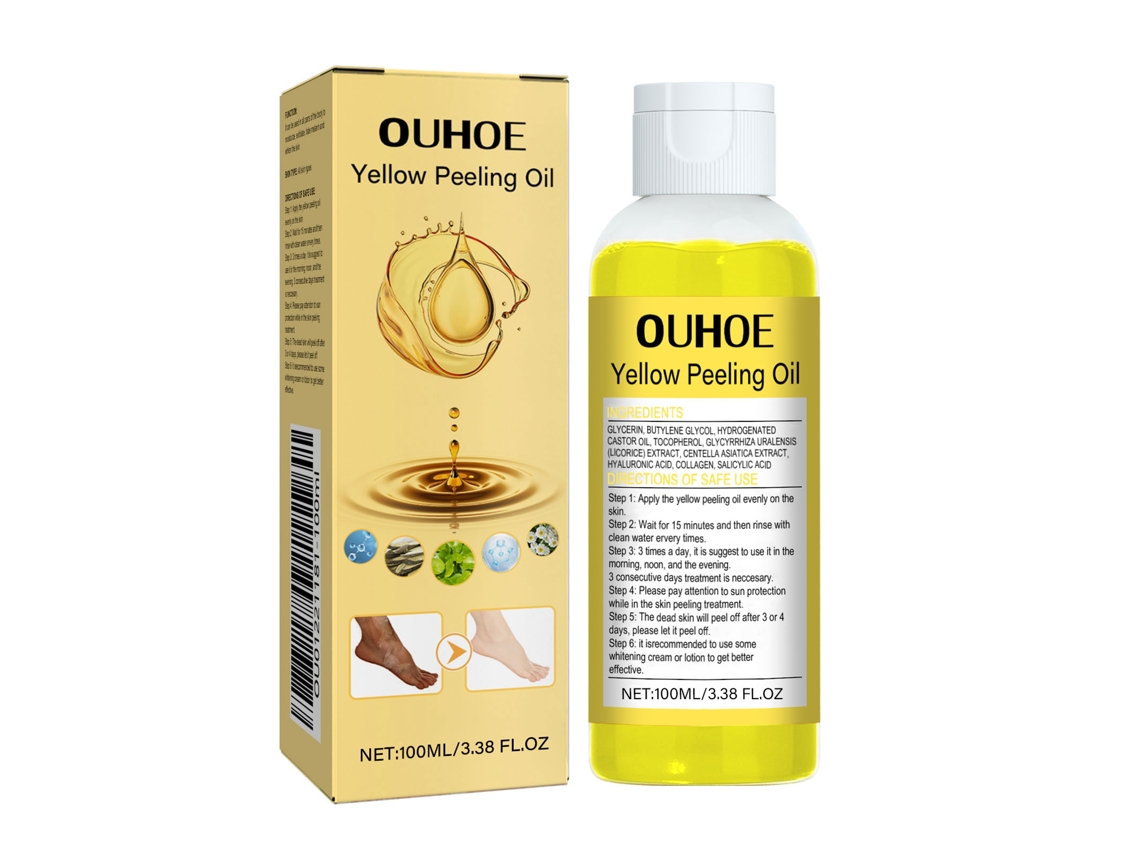 Aceite corporal exfoliante para el cuidado profundo de la piel