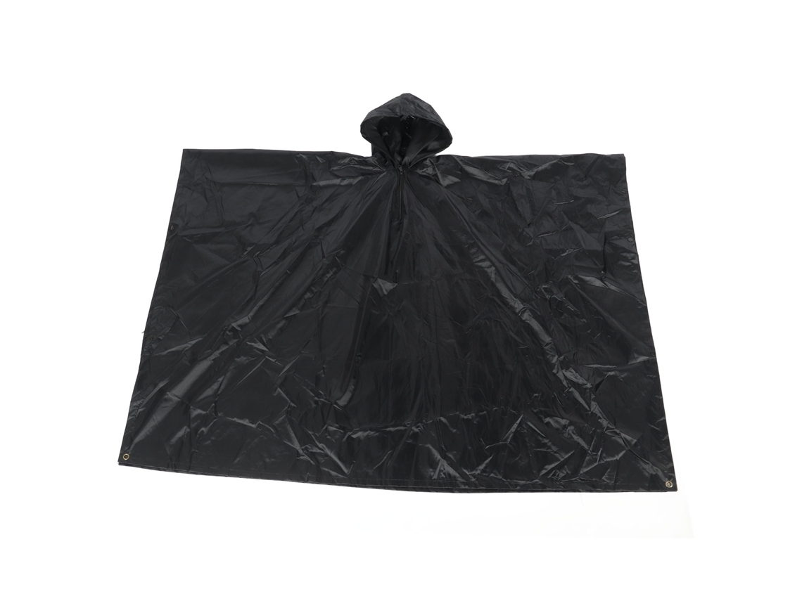 Chaqueta impermeable unisex Oxford 3 en 1 con capucha para senderismo y montañismo - Negra