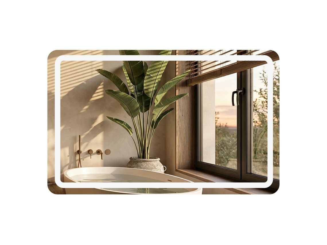 Espejo Rea Edit Transparent 100x60 Led