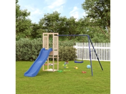 Lovely Home - Juego de exterior de madera de pino impregnada Wsd58751