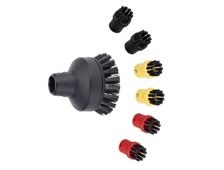 Para Karcher Sc1 cepillo redondo grande cepillo redondo grande para Limpiador de vapor 2.863-022,0 cepillo redondo grande cabezal de cepillo Limpia...