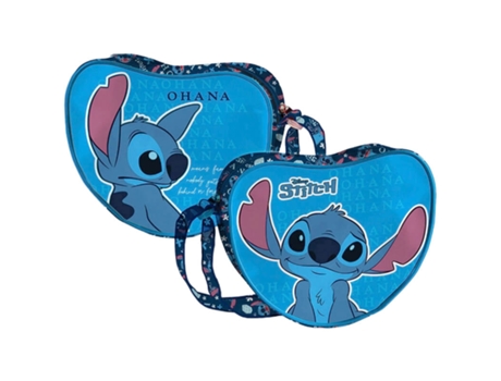 Bandolera STITCH Coração Azul