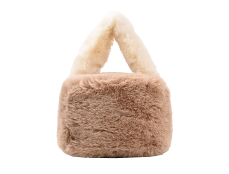 Otoño E Invierno 2023 Nuevo Estilo Bolso De Moda De Un Solo Hombro Bolso De Felpa Bandolera, Caqui ZMDECQNA