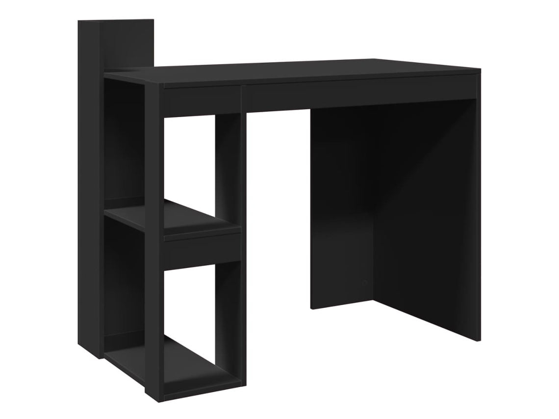 Maison Exclusive - Escritorio De Madera De Ingeniería Negro 103,5x56,5x94 Cm