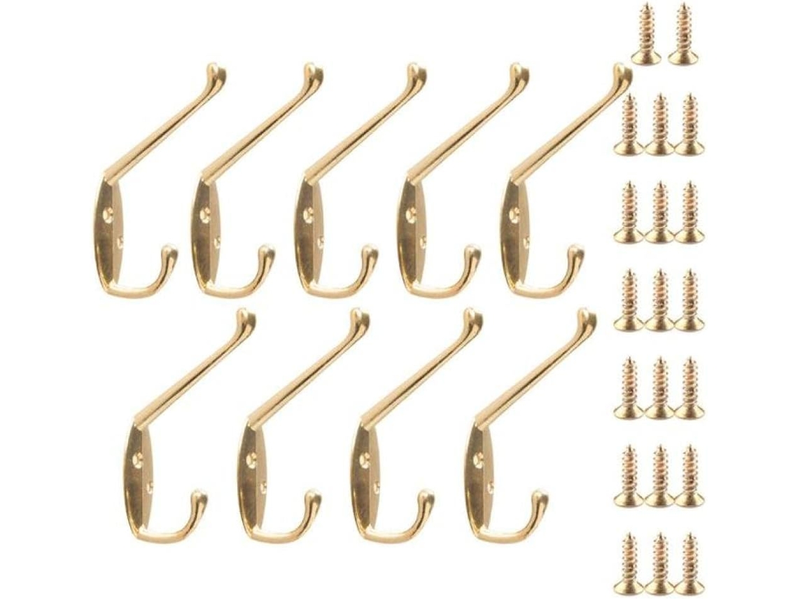 9 Percheros, Paquete De 20 Ganchos De Pared Para Montaje En Pared De Alta Resistencia.