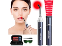 Dispositivo de terapia de luz roja, linterna para tratar aftas en los labios, varita infrarroja para aliviar la fiebre facial GOKOCO