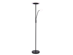 Lámpara de Pie Bayani con Brazo de Lectura 28W6W Led 3000-6500K Alt.179Xd.25Cm Negro FERRIMEX