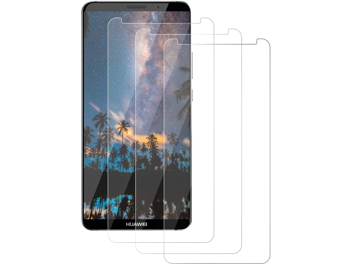 Conjunto de Protectores de Pantalla Dureza Antiarranhões Sem Bolhas Filme Proteção para Huawei Mate 10 Pro HONGWE. Vidrio Templado (3un)