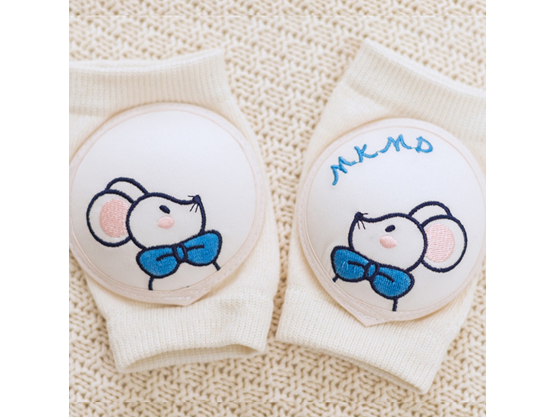 Rodilleras Para Bebé Hechas De Algodón Puro, Con Bonitos Estampados, Para Gatear, De 1 A 8 Años.