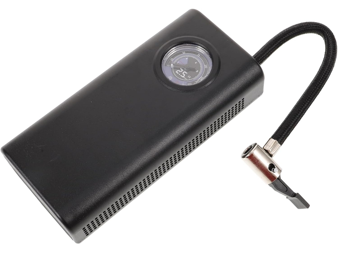 Inflador De Neumáticos Eléctrico Compacto Para Coche, Compresor De Aire Portátil Con Manómetro, 12 V