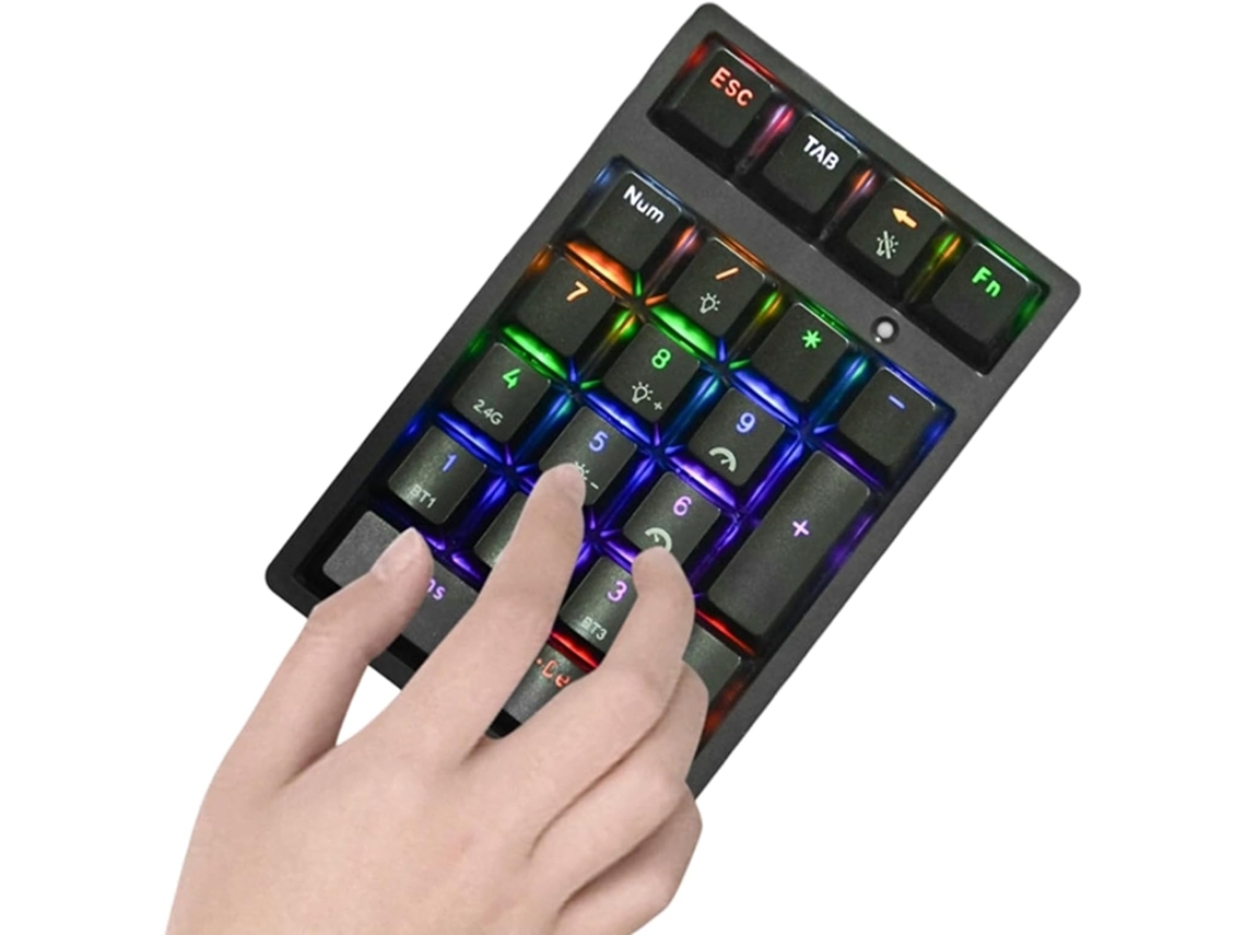 Mini Teclado Usb Con Cable De 21 Teclas Para Ordenadores De Sobremesa, Portátiles Y Juegos.