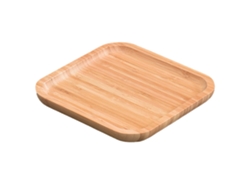 Bandeja de Madera de Bambú Rectangular Plato de Bambú EIOORORRIY