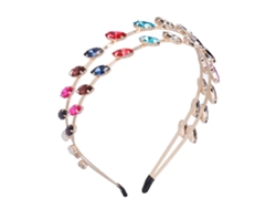 Tiara De Doble Capa Con Diamantes De Imitación Para Novias - Accesorio Para El Cabello De Mujer Con Piedras Brillantes