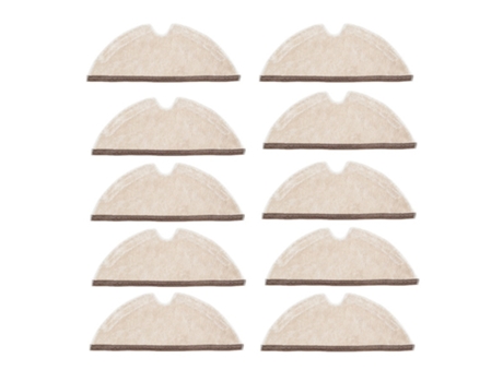 10 unids/lote paños de fregona almohadillas de tela para fregar Xiaomi Roborock repuestos de aspiradora
