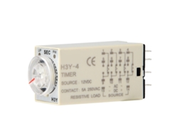 Relé De Retardo De Tiempo H3y-4, 14 Pines, 12 V Cc, 60 S, Control Por Puntero Para Automatización.