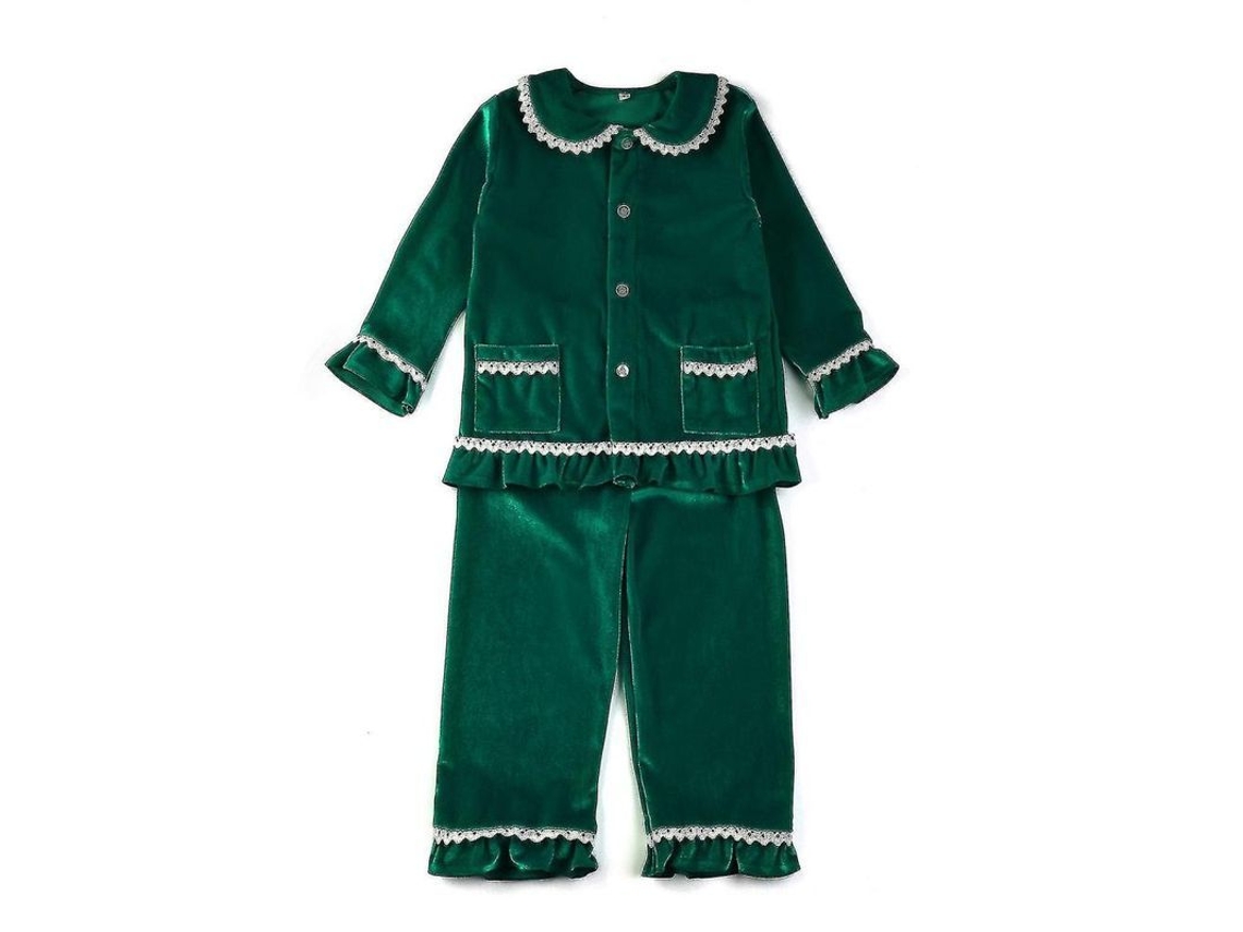 Pijamas de Noche para Niños Niñas Rojo