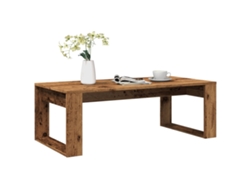 Mesa De Centro Madera De Ingeniería Envejecida 102x50x35 Cm