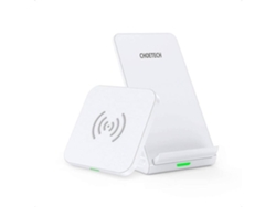 Cargador Inalámbricos Inducción Rápido para iPhone 11 Pro/Se/12 Pro/12/XR/11 Pro Max/8 S/XS Max YIZHOOD Seda Blanco