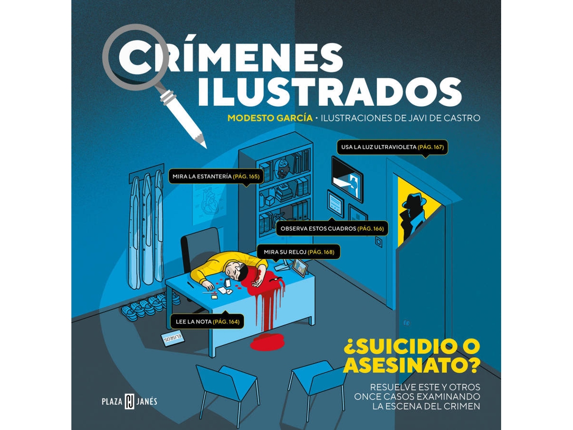 Libro Crímenes Ilustrados de Modesto García (Español)