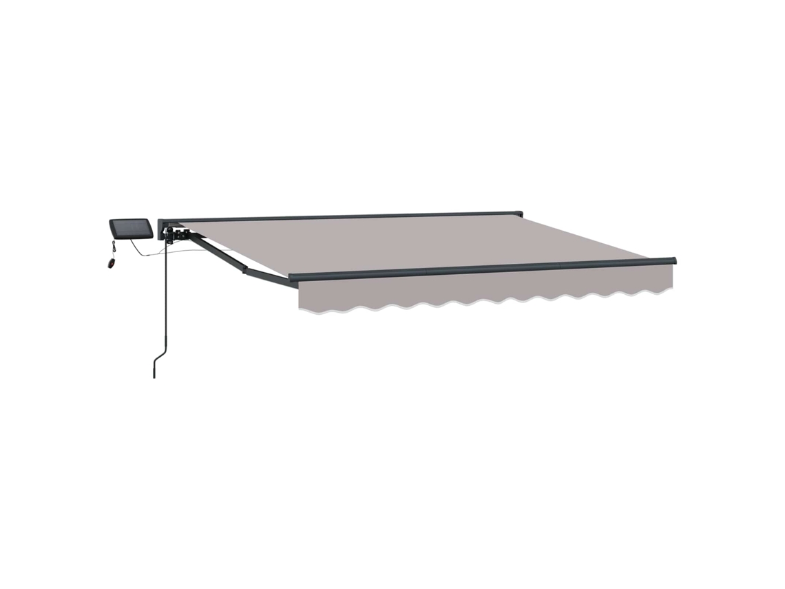 Vidaxl Armazón De Toldo Manual Con Leds 2,5 X 2 M