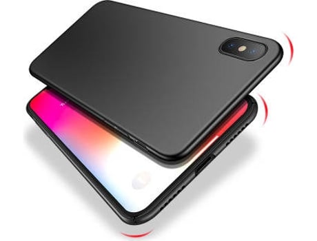 Carcasa Apple iPhone X, XS G4M Rígida y Fina Negro