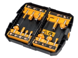 DEWALT DT90016-QZ - Juego de fresado de 12 Piezas