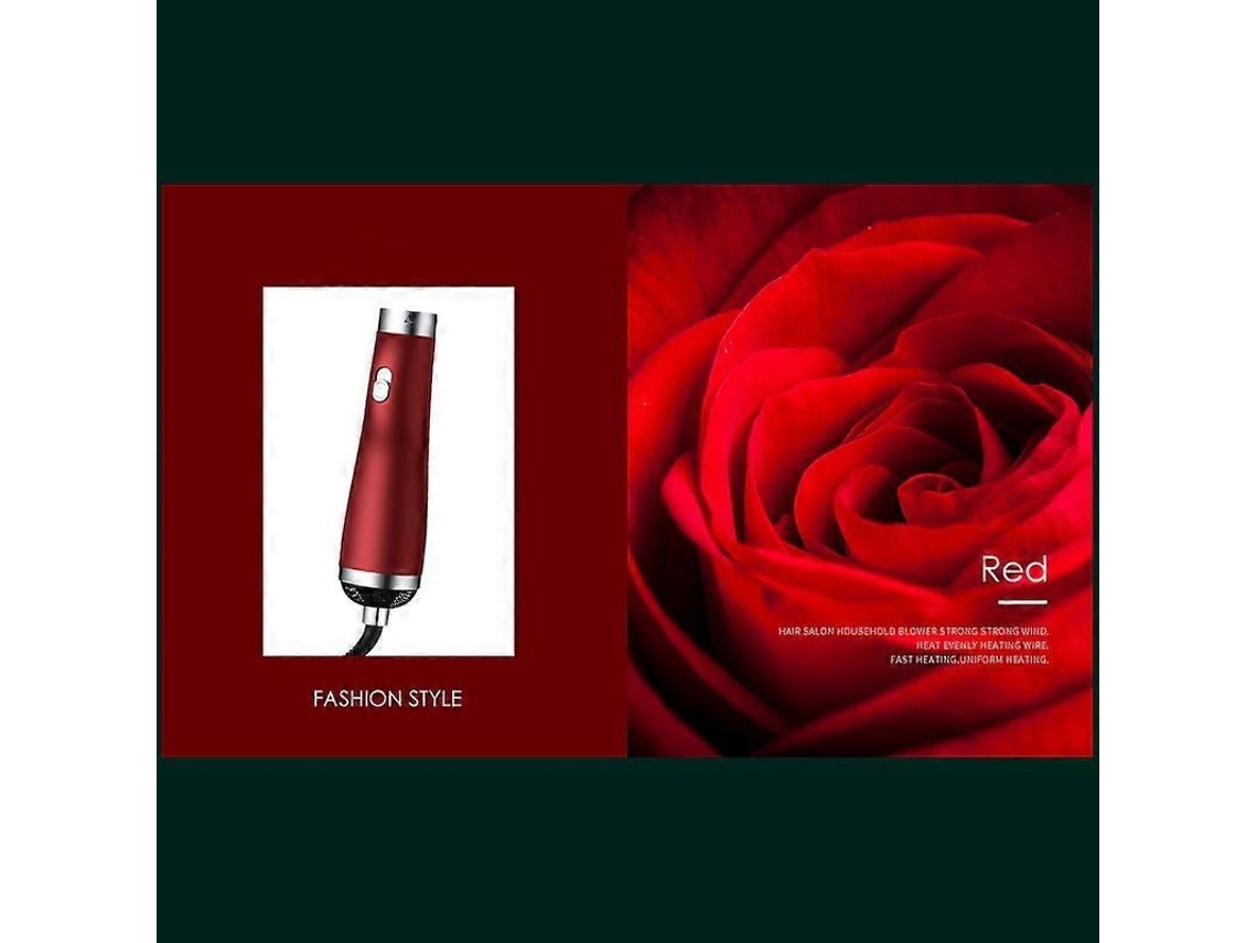 Cepillo para el cabello 3 en 1 con aire caliente, secador, moldeador, plancha y secador de iones negativos. TAISHENGDA