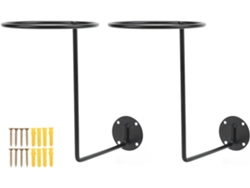 Soporte De Pared De 2 Piezas Para Casco De Motocicleta, Expositor De Hierro.