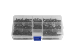 Juego De 200 Tornillos Autorroscantes De Cabeza Redonda De Acero Al Carbono. Kit De Herramientas Y Accesorios Para