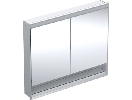Armario con espejo GEBERIT ONE con ComfortLight 2 puertas montaje oculto con hornacina 105x90x15cm 505.824.00.