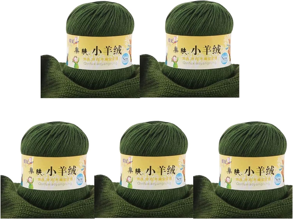 Paquete De 250 G De Hilo Para Tejer Para Bebé, Color Liso, Lana De Cachemira.