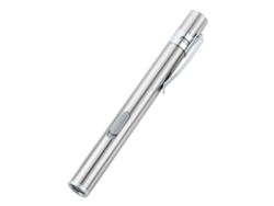 Linterna Led Usb Recargable, Linterna De Bolsillo Brillante De Acero Inoxidable Para Uso En Exteriores.